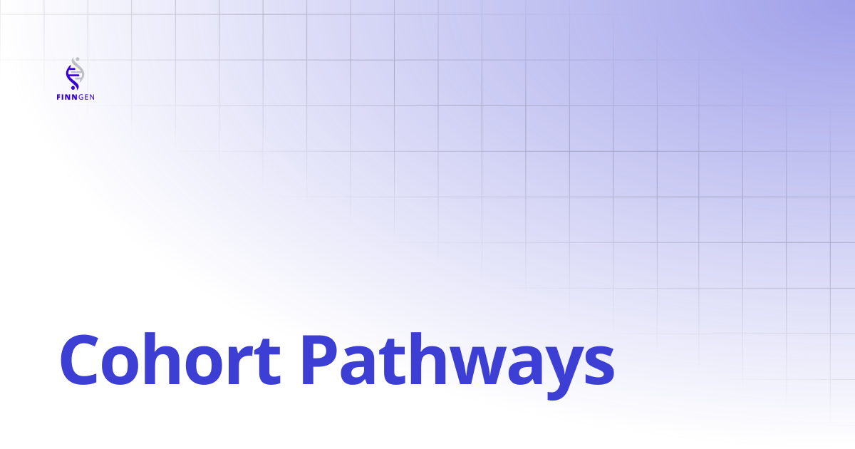 Cohort Pathways | FinnGen Handbook
